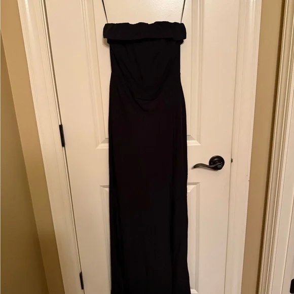 NWOT Strapless Princess Polly Black Maxi Dress - Picture 3 of 8
